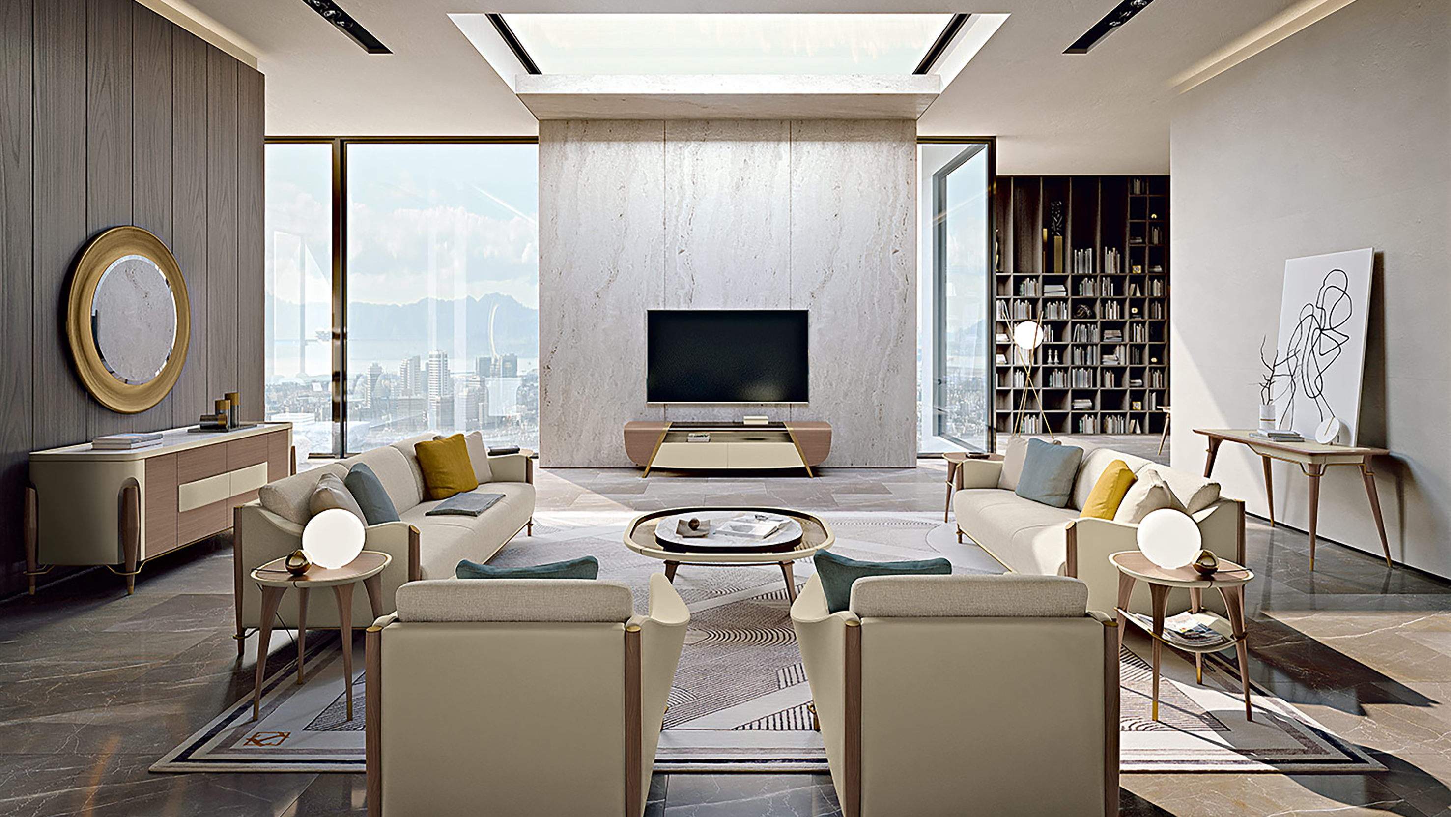 Turri - Melting Light living room