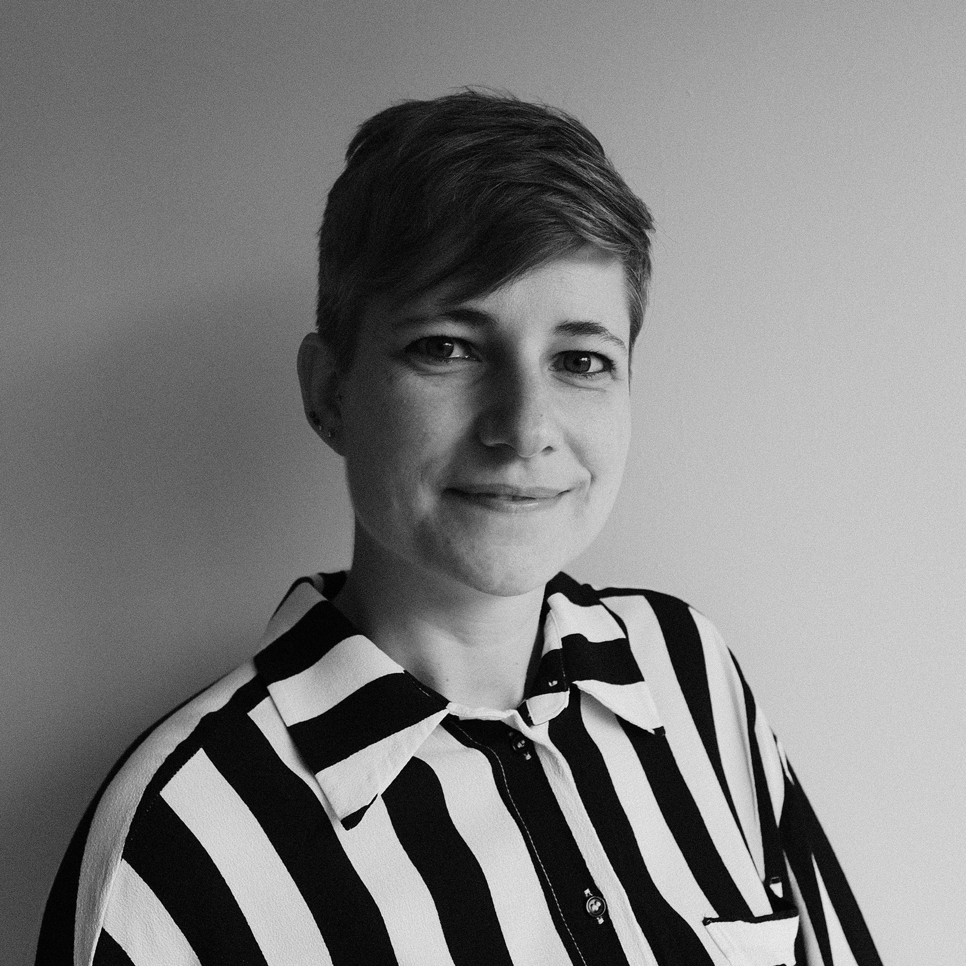 Black and white headshot of Nadine Smith (Jackson Daly)