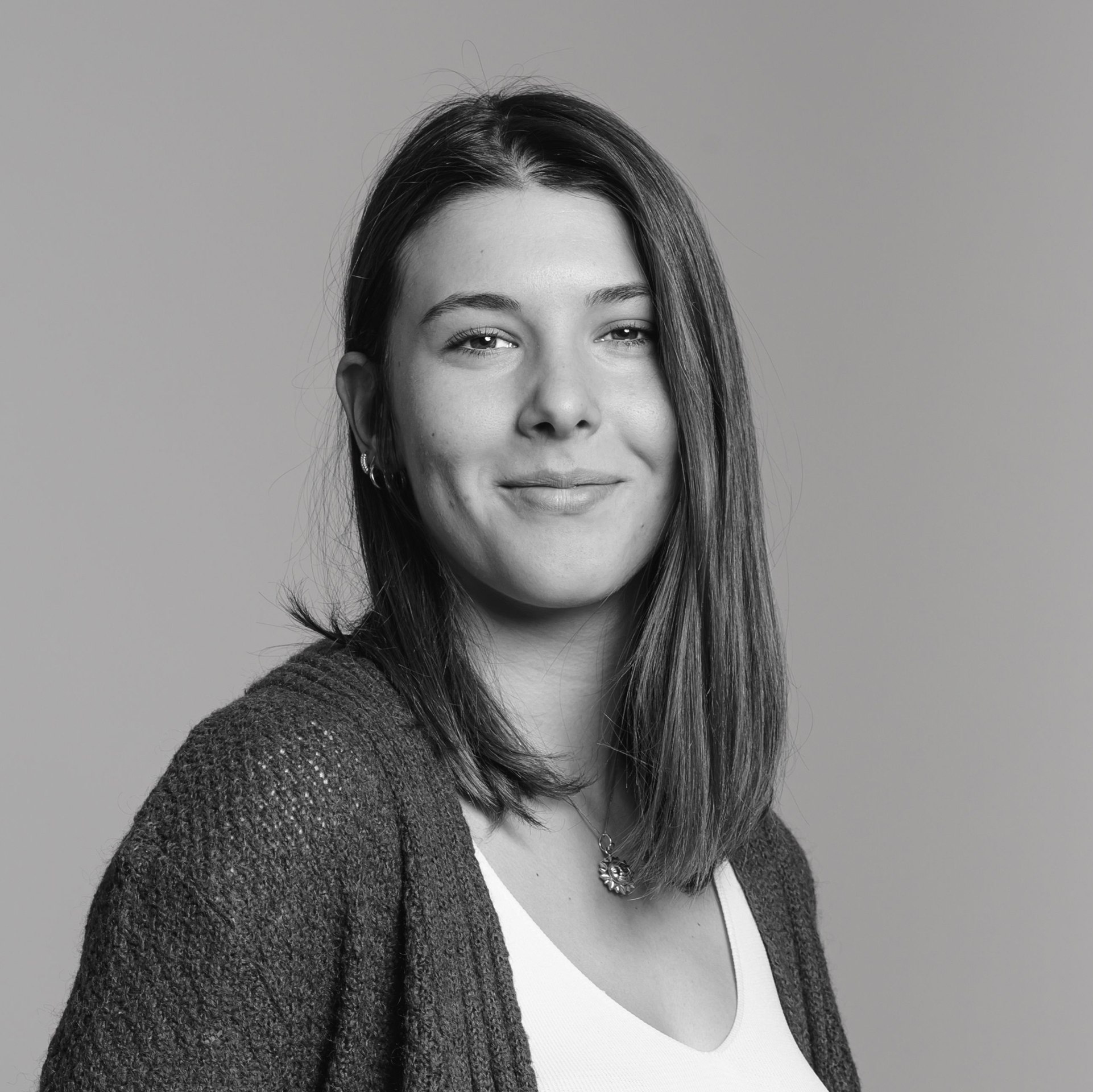 Black and white headshot of Marta Doria (Stratosferica)