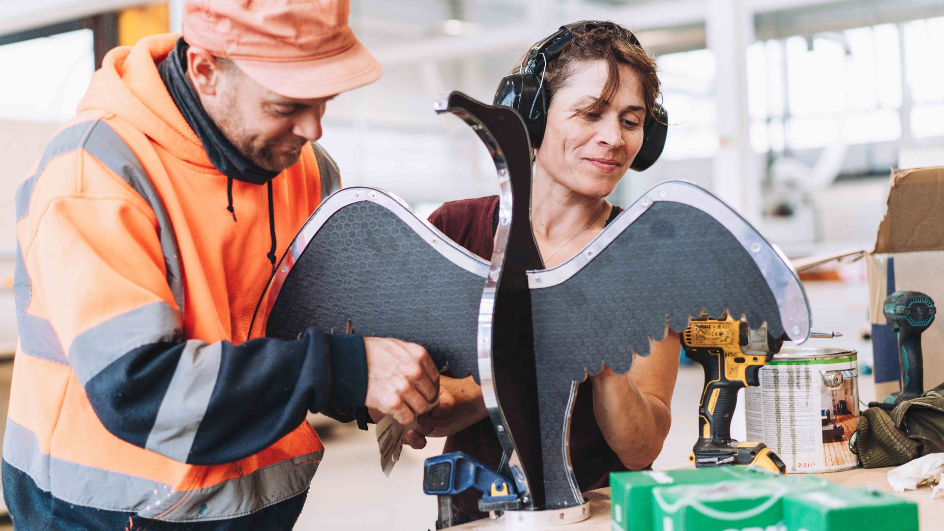 Manufacturing of wooden bird at BLOQS London