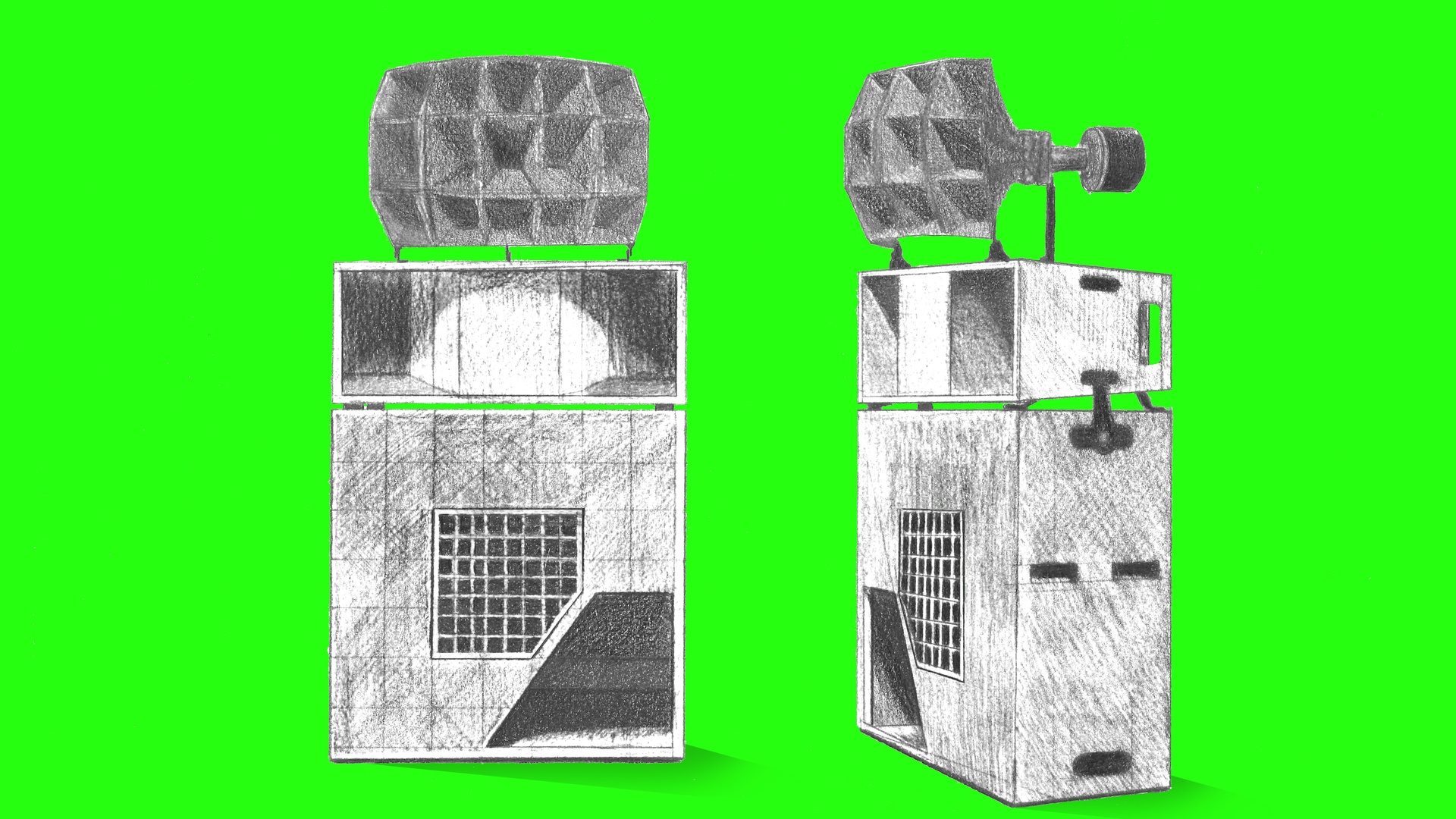 NNNN speakers on green background