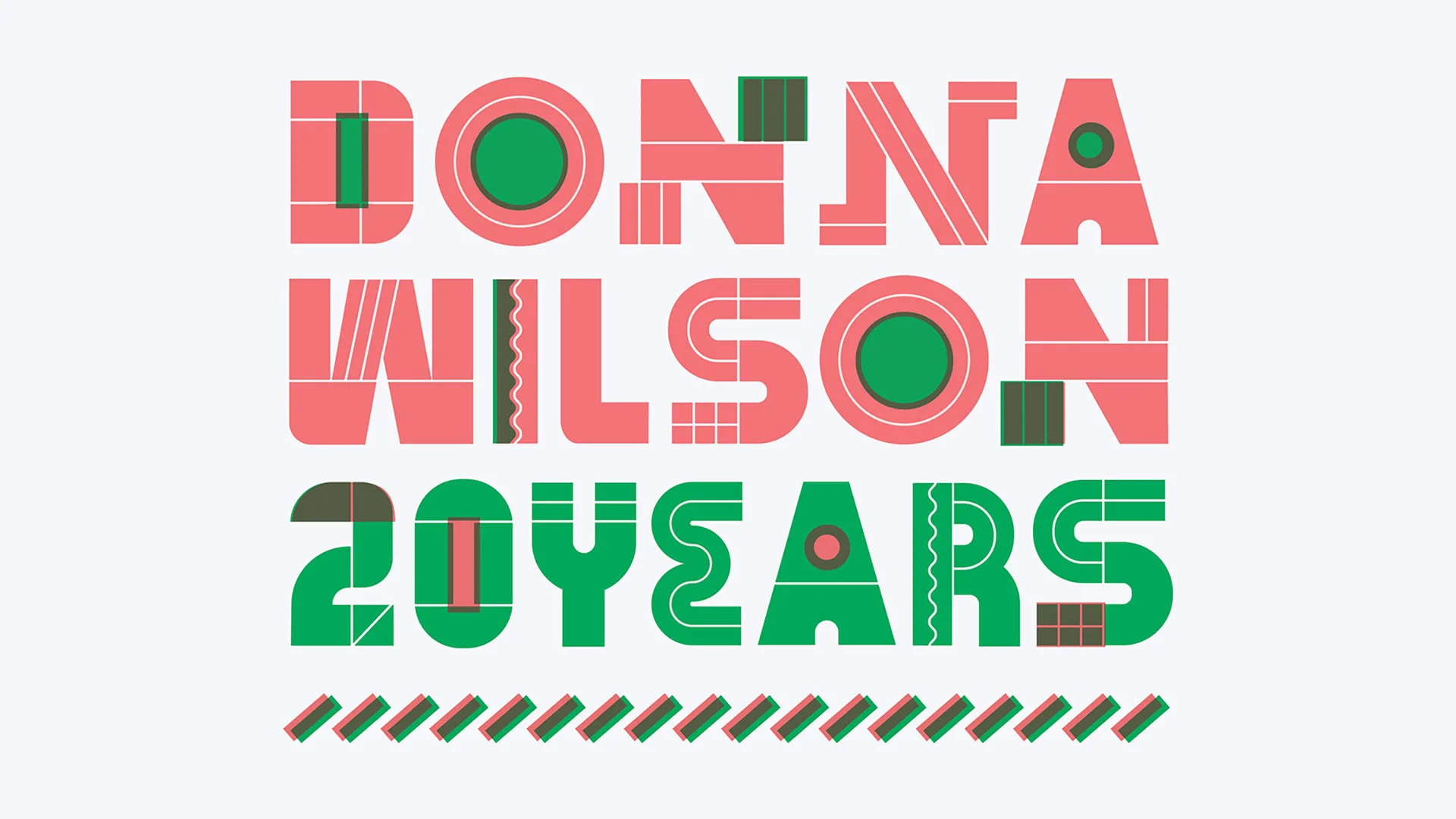 Donna Wilson 20 Years Logo