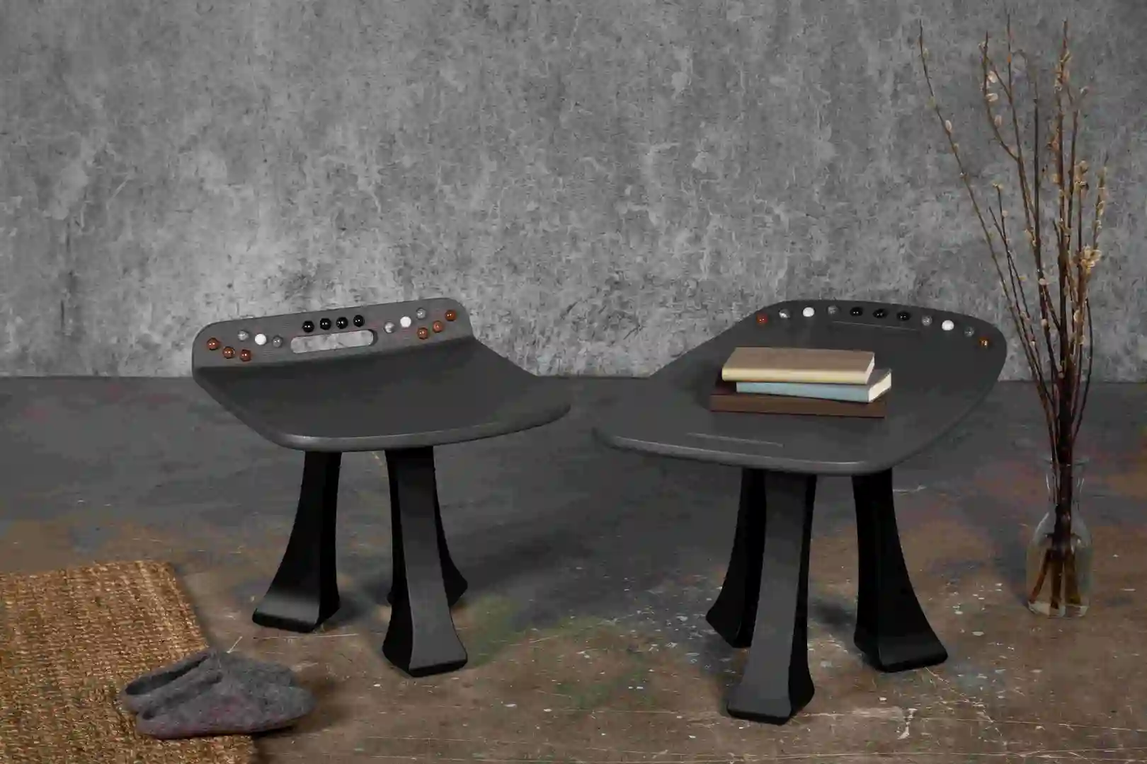 Stool and Side Table