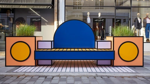 Walala Lounge by Camille Walala