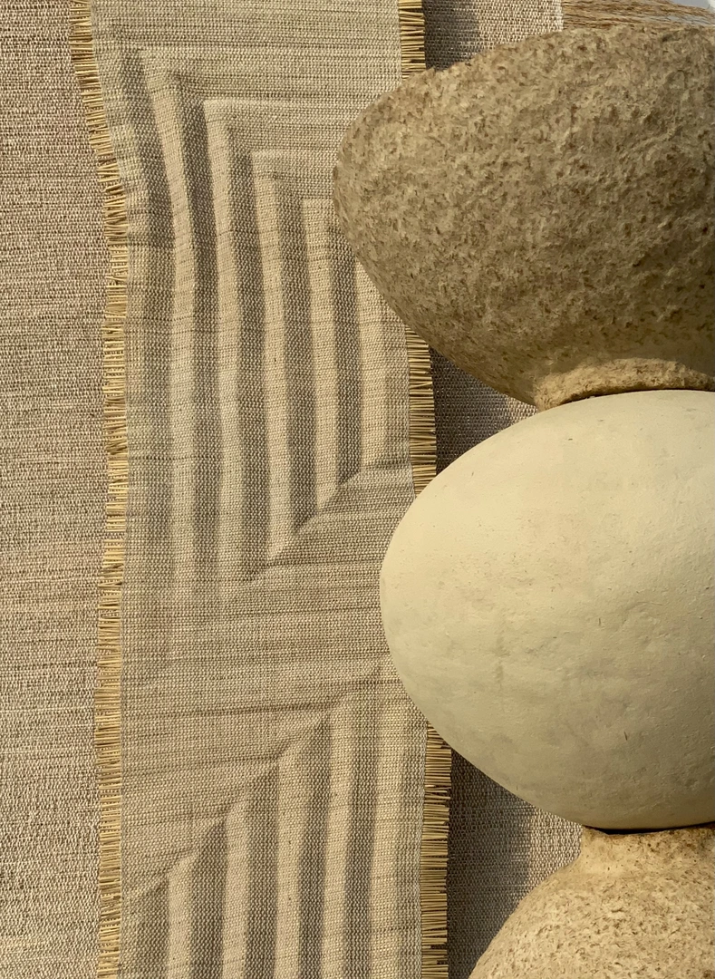 Blinds for the home, handcrafted and woven from upcycled rice straw, celebrate craft revival