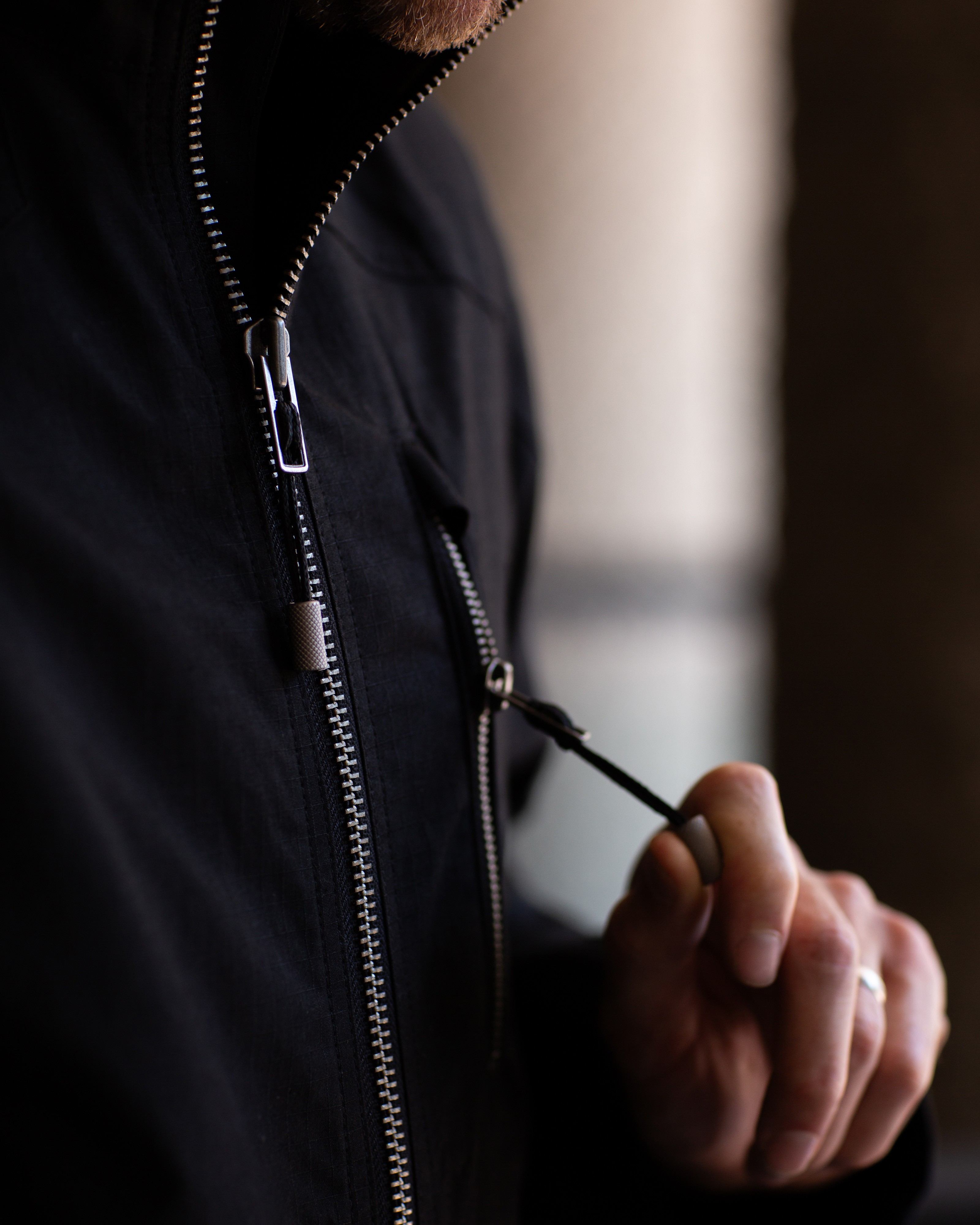 Image of someone wearing a jacket.