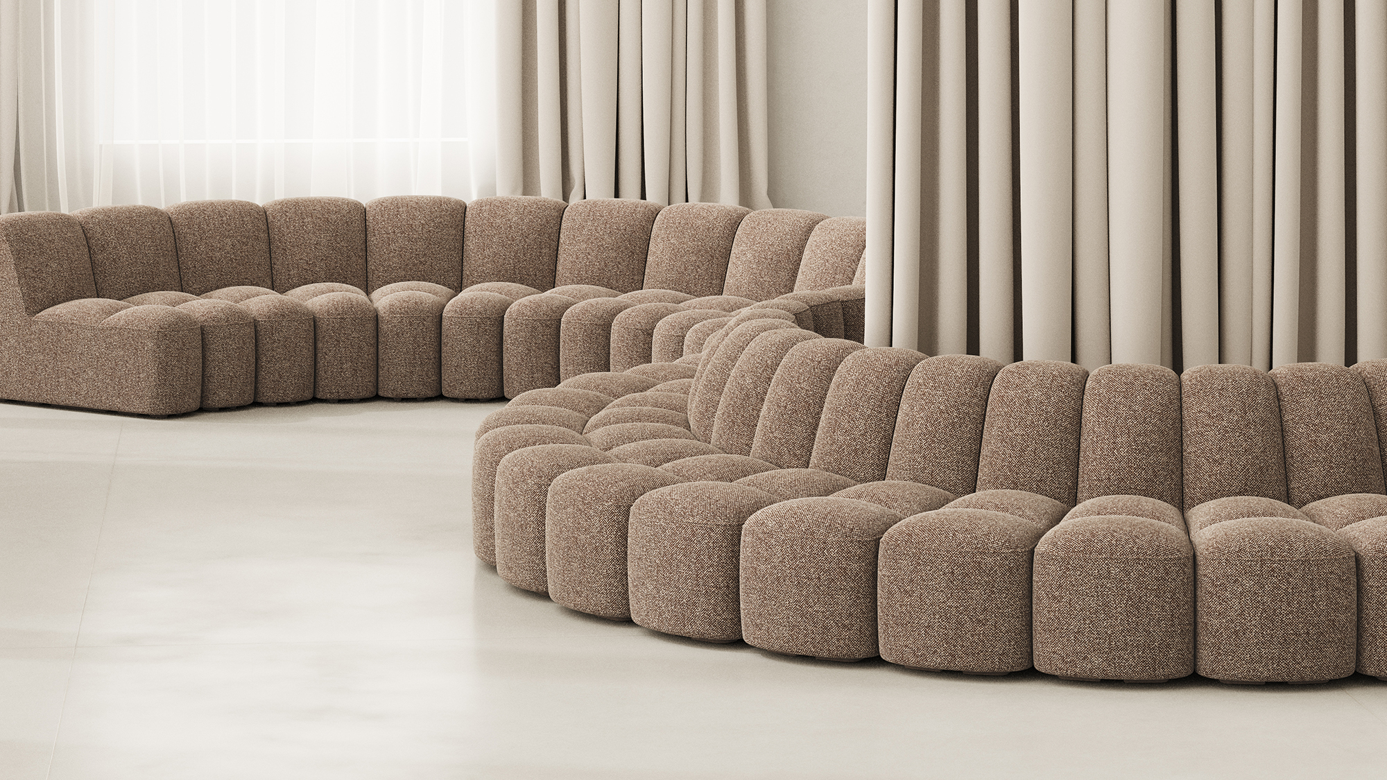 Array sofa by Snøhetta for MDF Italia