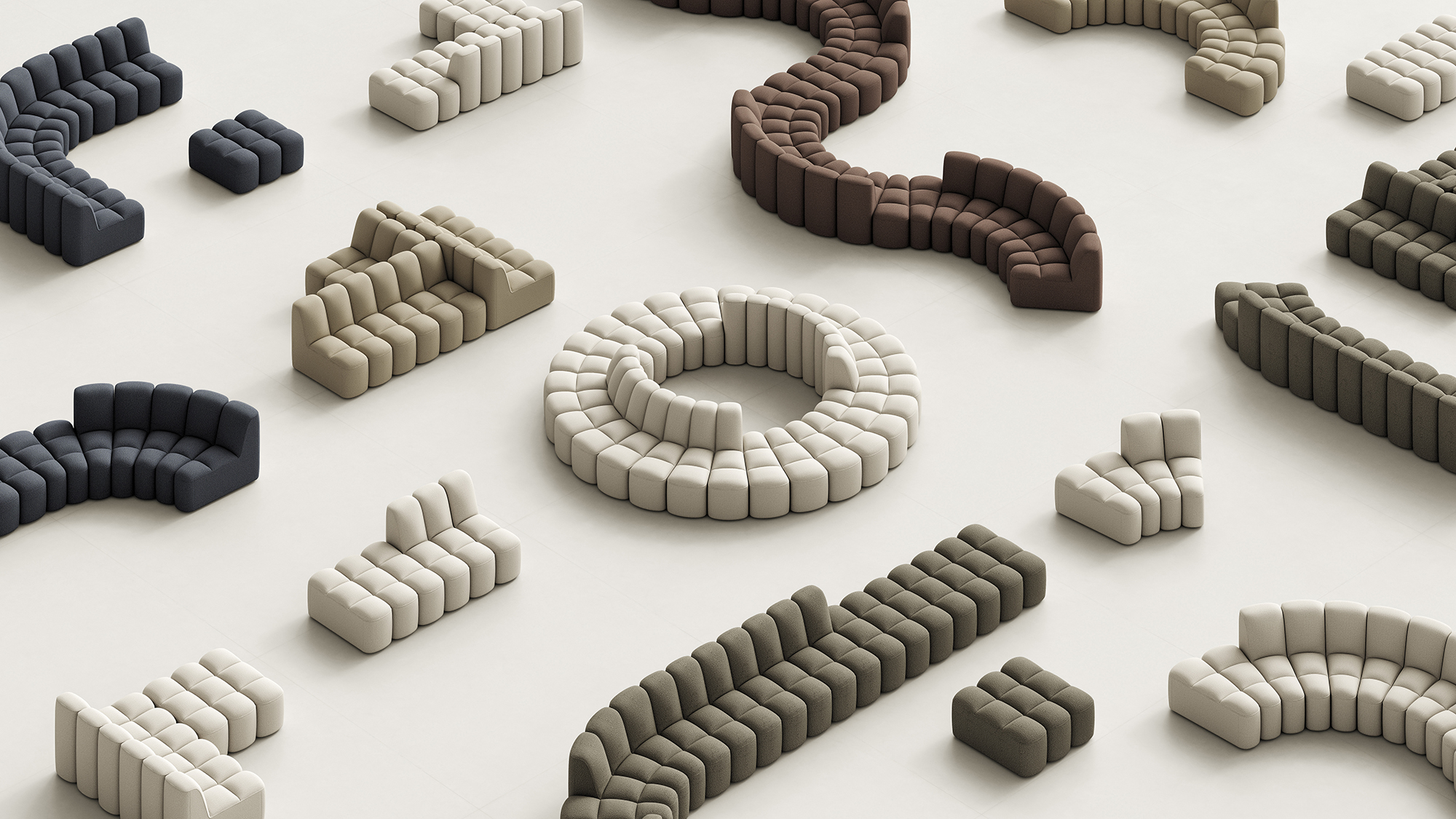 Array sofa by Snøhetta for MDF Italia