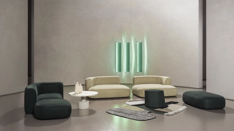 Clara sofa by Christophe Delcourt